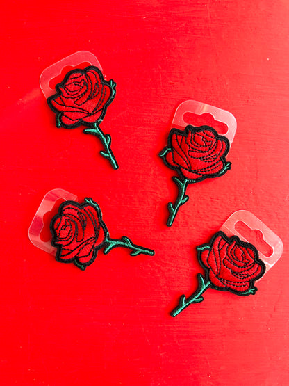 Rose Embroidered Patch by Stanley Road