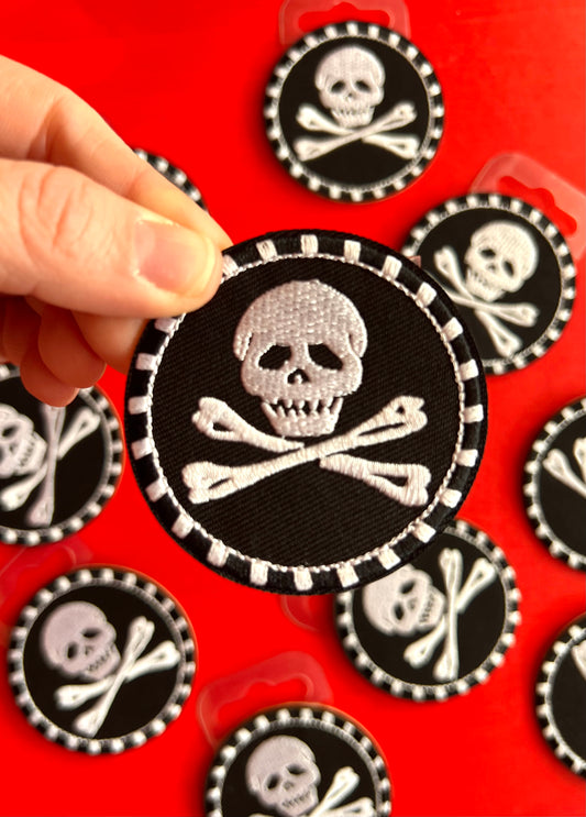 Skull Embroidered Patch by Stanley Road