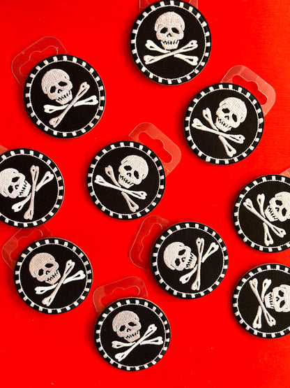 Skull Embroidered Patch by Stanley Road