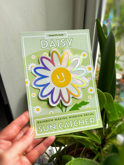DAISY Suncatcher Window Decal by Gleeful Hive