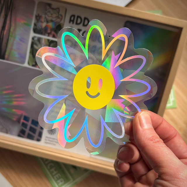 DAISY Suncatcher Window Decal by Gleeful Hive