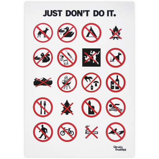 Just Don't Do It Digital Print - By Chris Ratcliffe by Garudio