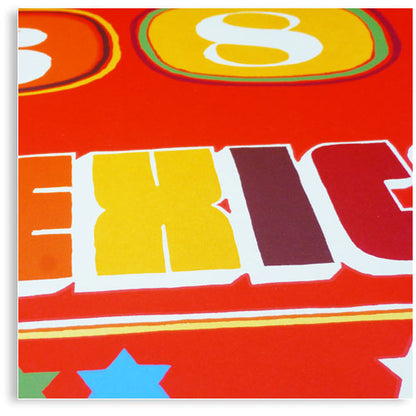 Mexico 68 Screen print by Patrick Edgeley