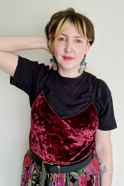 Tulip Vase Earrings by Misfit Makes