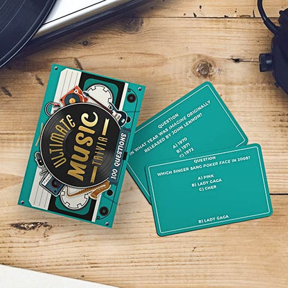 Ultimate Music Trivia Card Game By Gift Republic