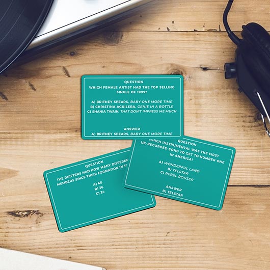 Ultimate Music Trivia Card Game By Gift Republic