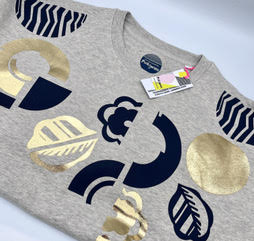 Geometric Pattern grey sweatshirt by Pinkijones