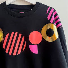 Geometric Pattern black sweatshirt by Pinkijones