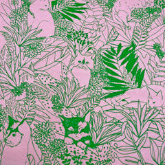 Handprinted Teatowels by PinkiJones