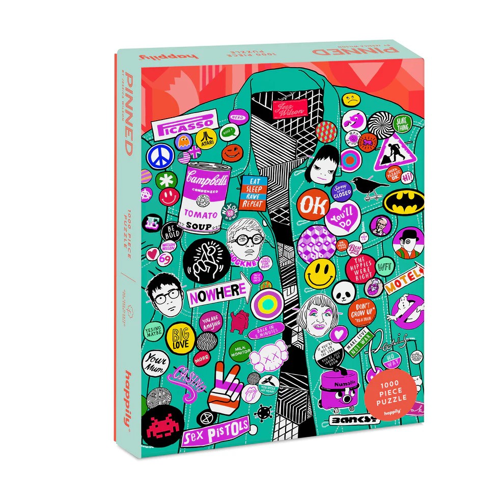 Pinned - 1,000 Piece Jigsaw Puzzle by Happily