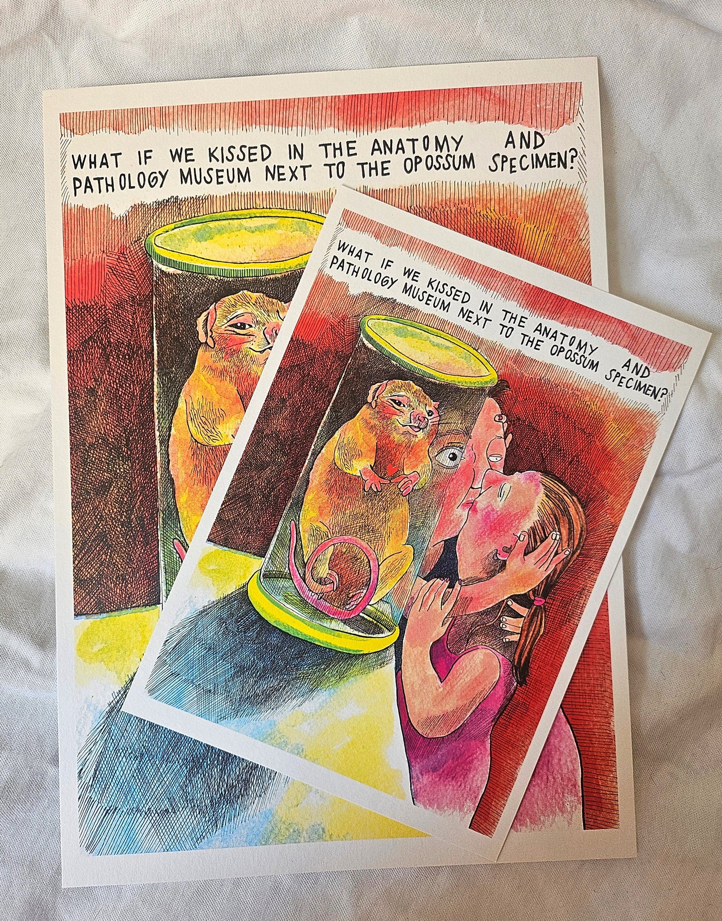 What If We Kissed Print by Louise Mcfarlane