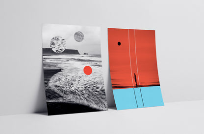 Wave. Photography And Graphic Art Print by Basz Design