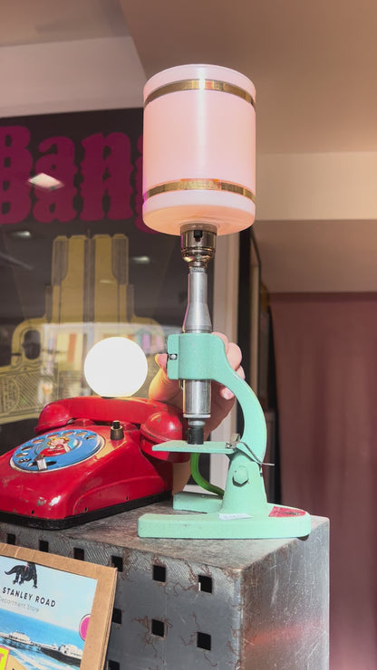 Vintage Microscope Lamp by Lost & Foundry