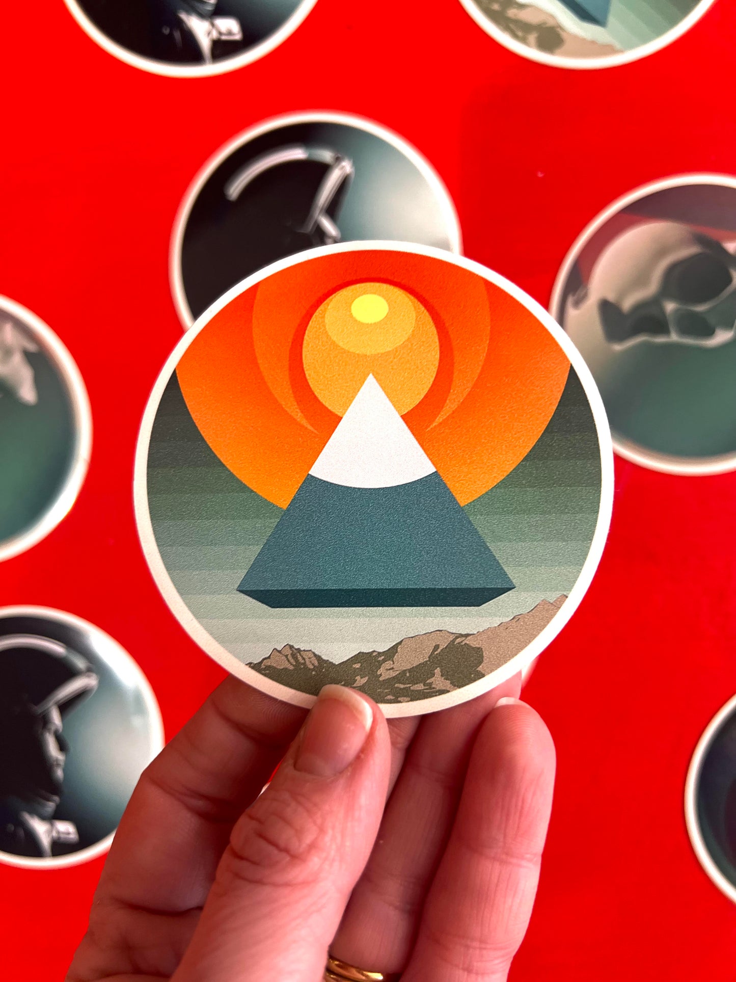 Pyramid Sticker By Chunkives