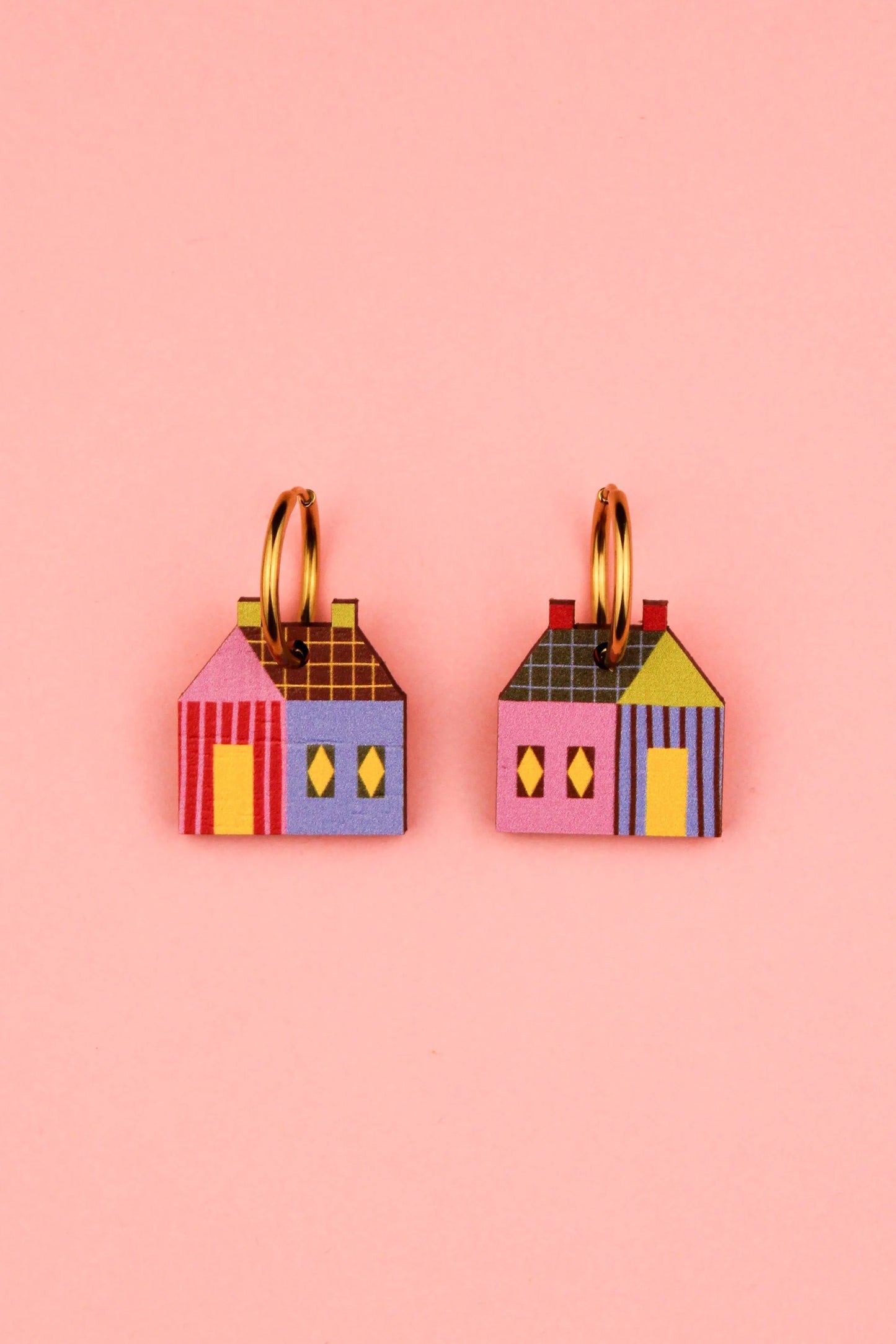 House Earrings By Misfit Makes