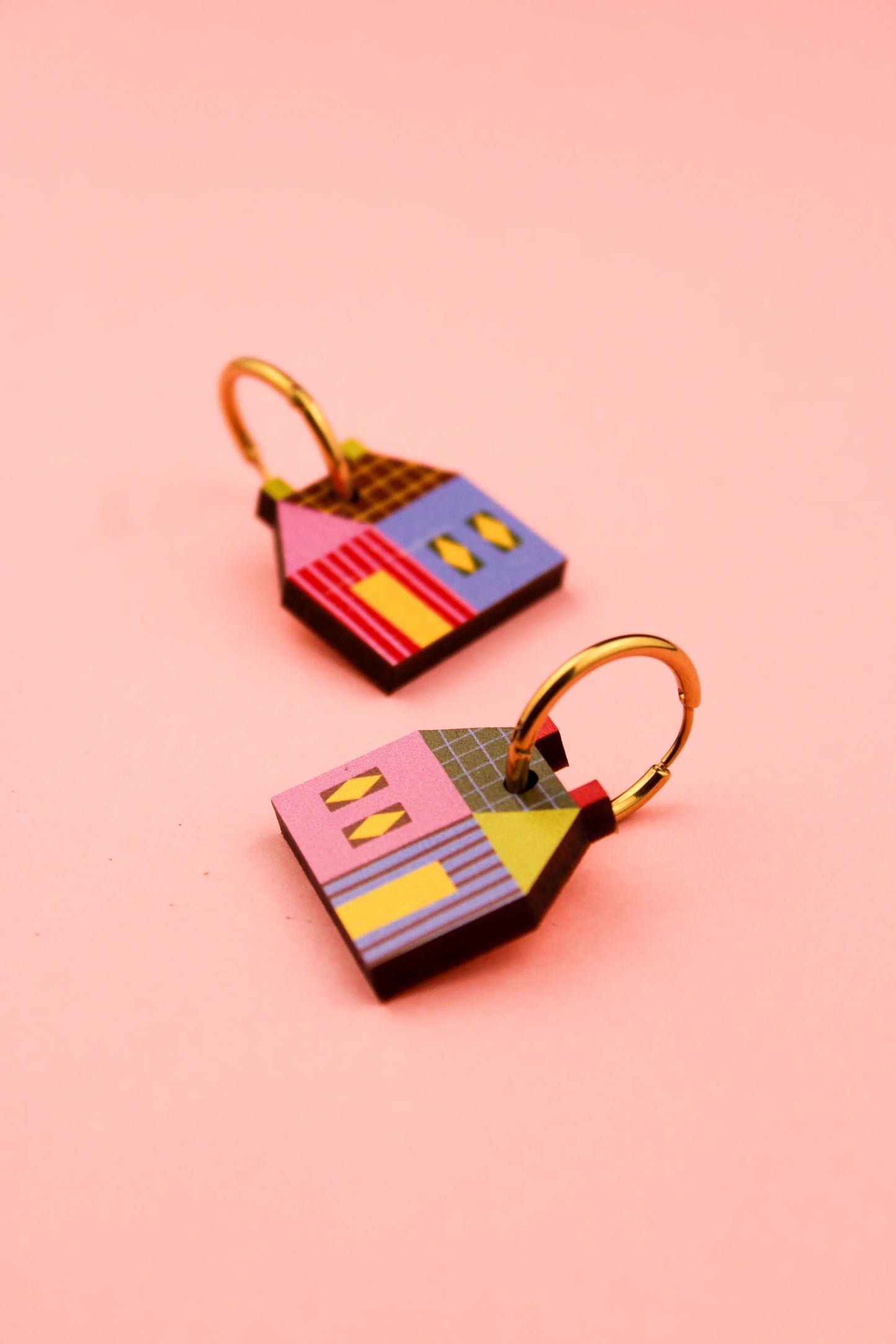 House Earrings By Misfit Makes