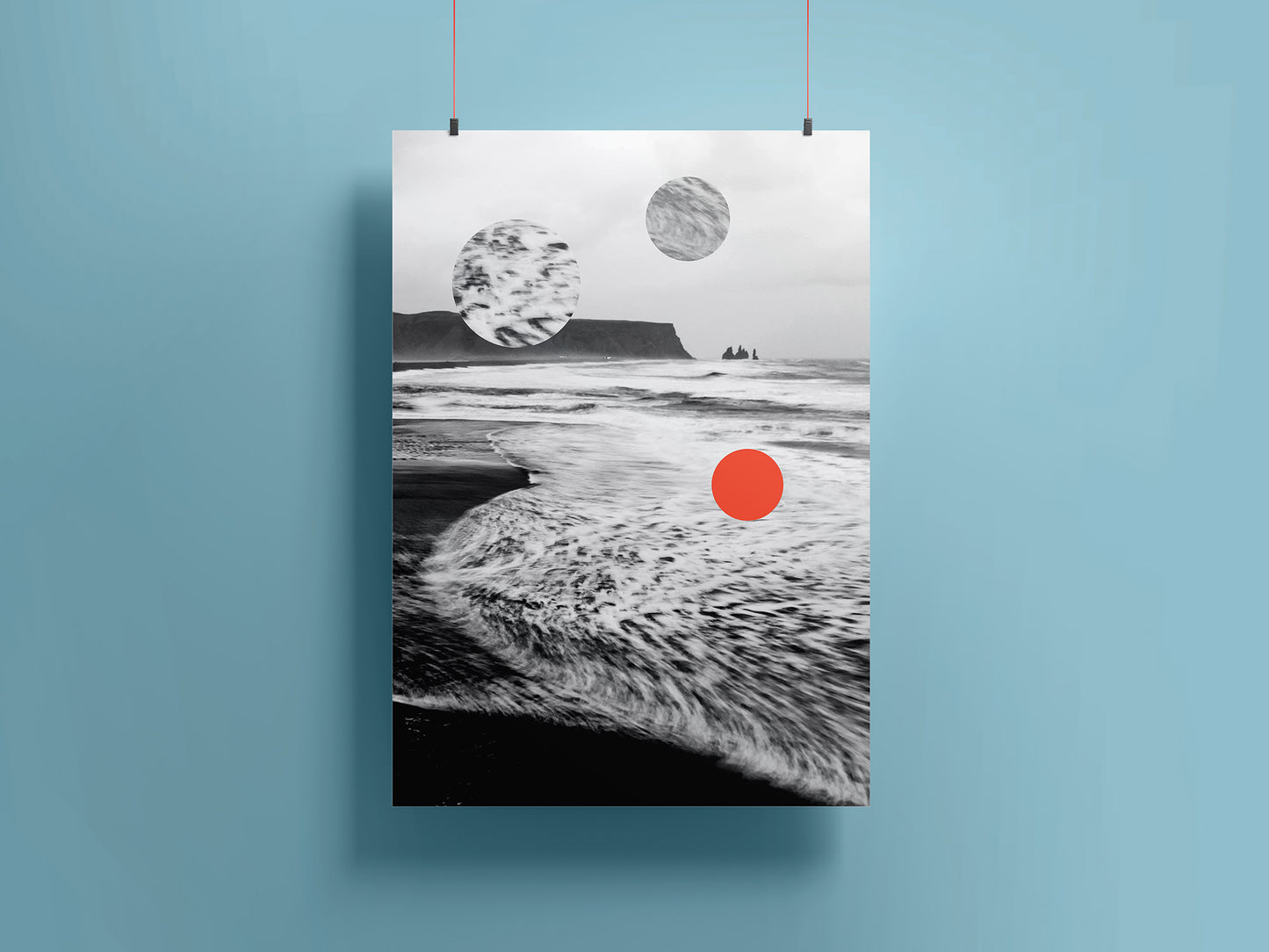 Wave. Photography And Graphic Art Print by Basz Design