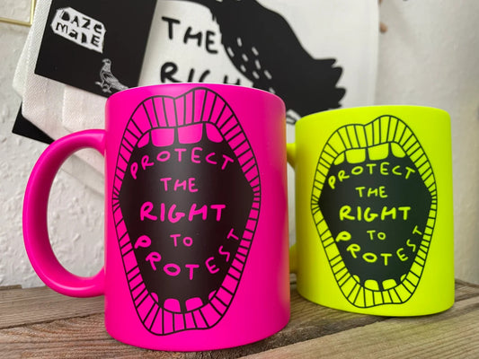 Right To Protest Mug by Daze Made