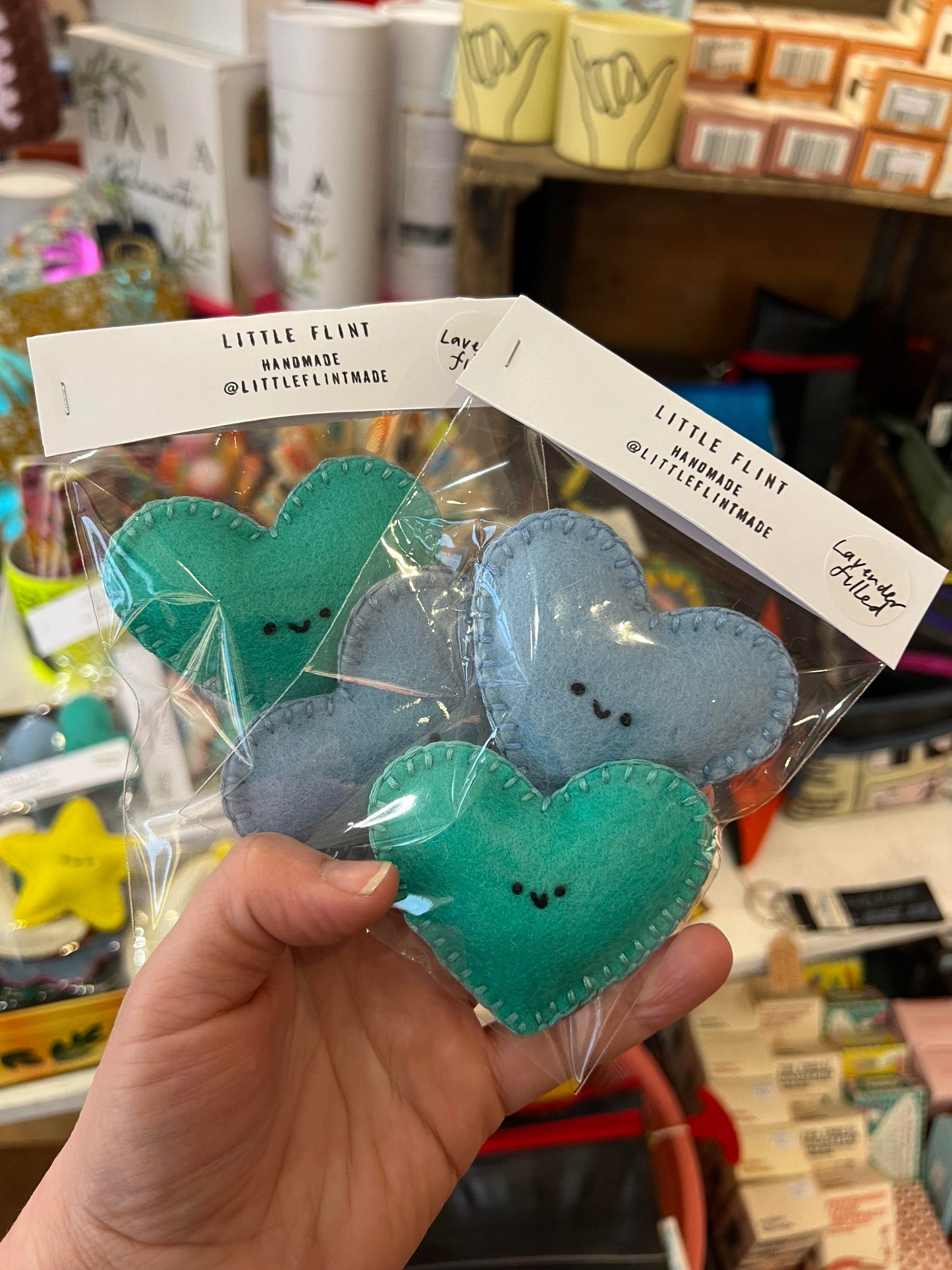 Lavender Filled Felt Hearts by Little Flint
