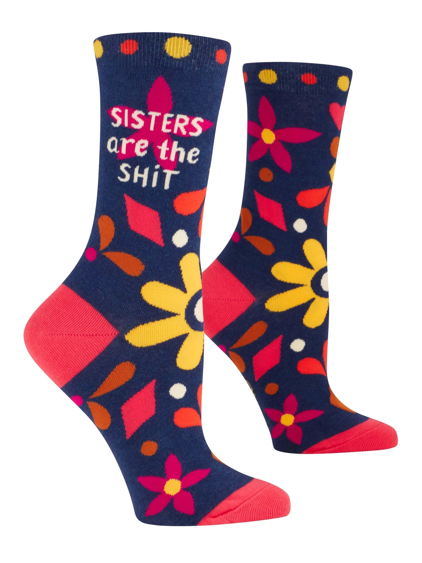 Sisters Are The Shit Crew Socks by Incognito