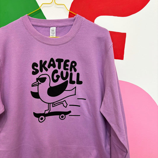 SKATER GULL Unisex Sweatshirt By Hello Dodo