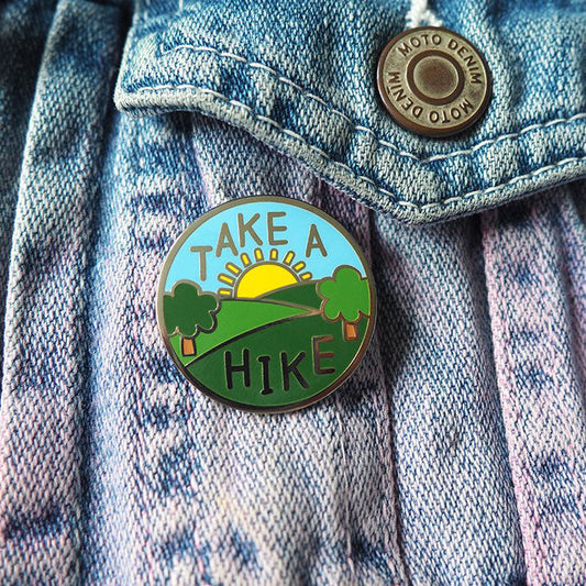 Take A Hike Enamel Pin by Hello Dodo