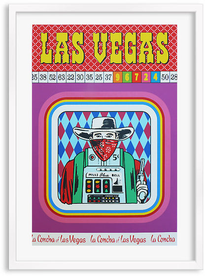 Las Vegas Screen print by Patrick Edgeley
