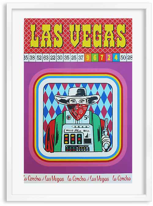 Las Vegas Screen print by Patrick Edgeley