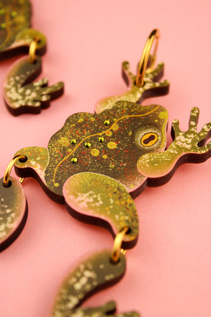 Magic Toad Earrings By Misfit Makes