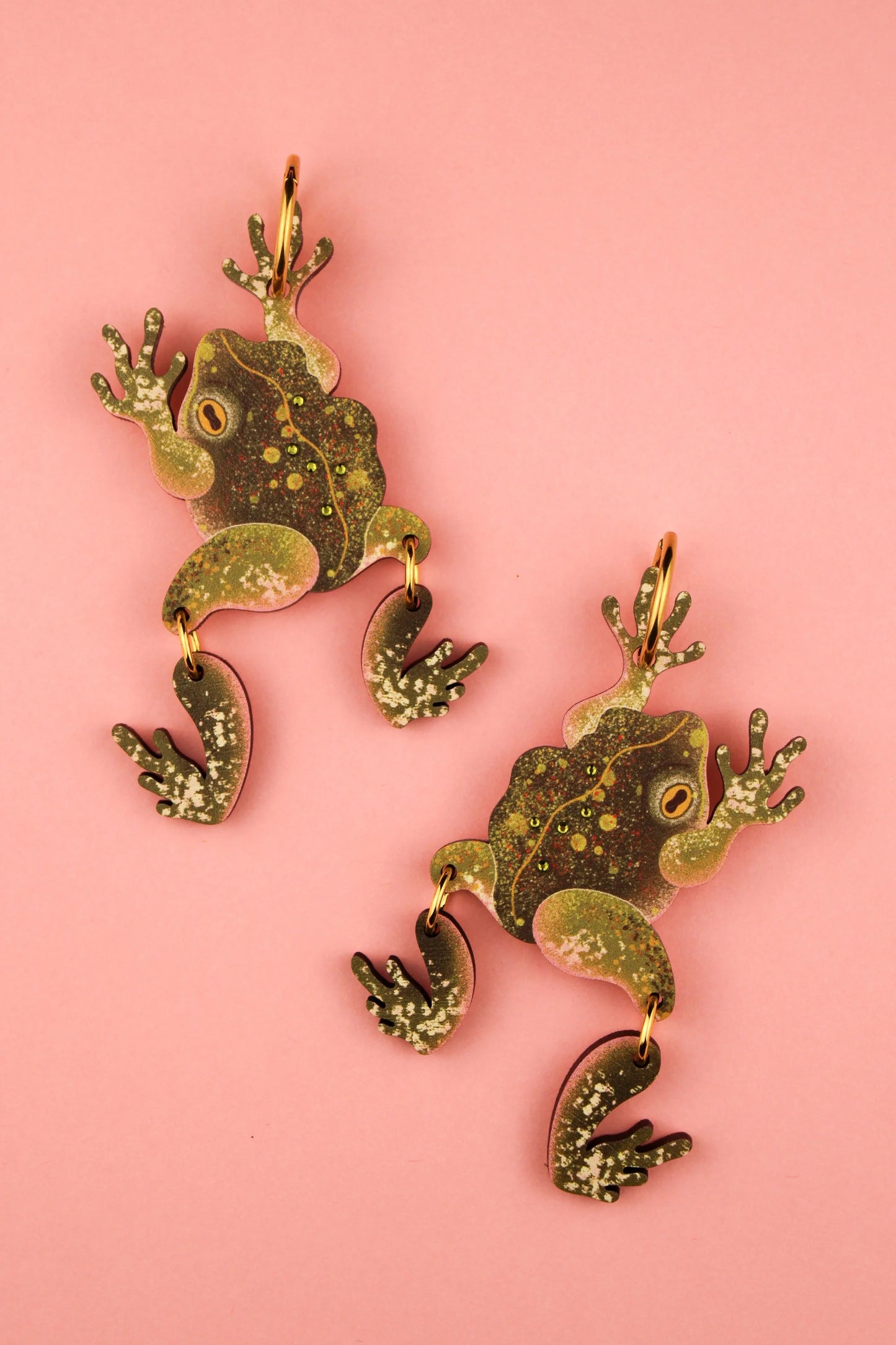 Magic Toad Earrings By Misfit Makes