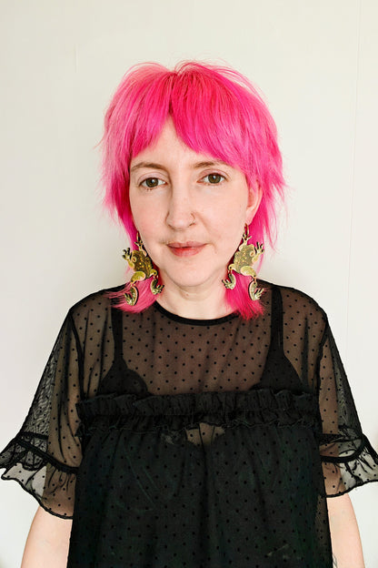 Magic Toad Earrings By Misfit Makes