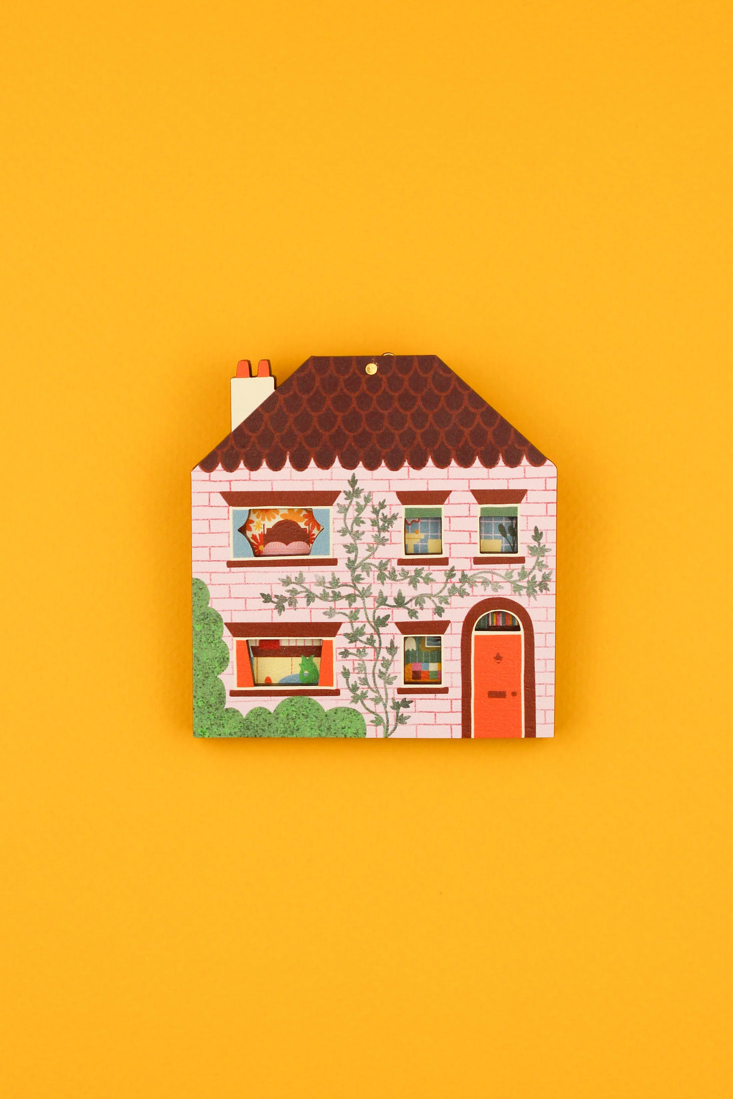 Homebody Brooch by Misfit Makes