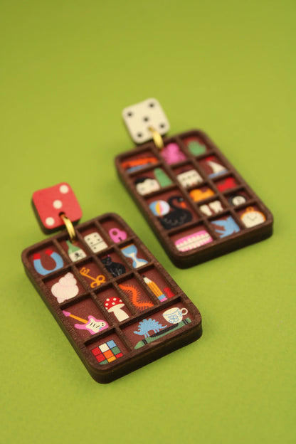 Trinket hoarder earrings by Misfit Makes