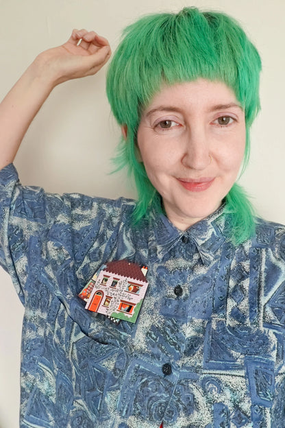 Homebody Brooch by Misfit Makes