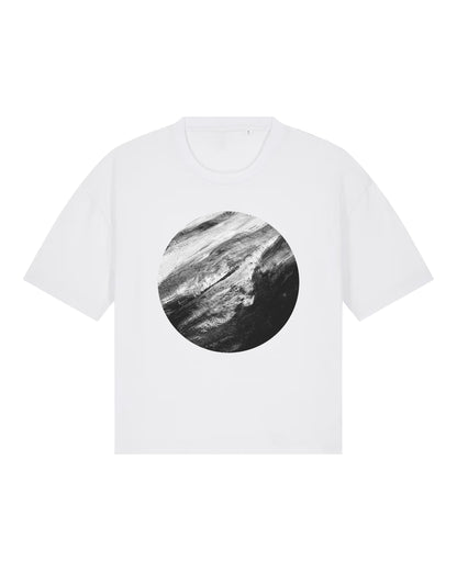 Cropped T-shirt With Geometric Design By Basz Design