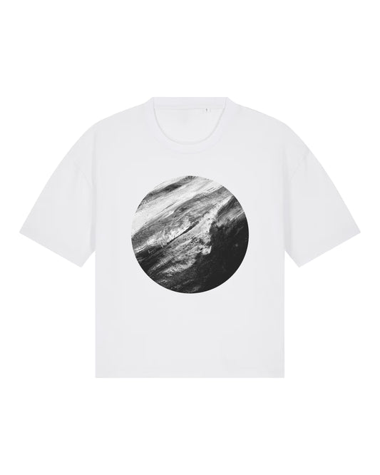 Cropped T-shirt With Geometric Design By Basz Design