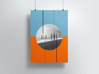 West Pier, Wall Art Print by Basz Design