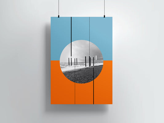 West Pier, Wall Art Print by Basz Design