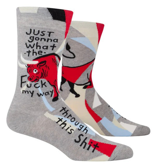 WTF My Way Through Men's Socks by Incognito